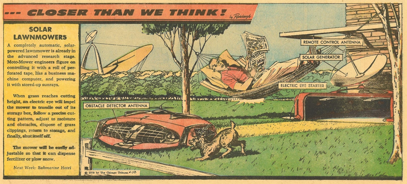 Illustration for article titled This Robot Gardener from the 1960s Looks Like a Techno-Utopian Version of the Apocalypse